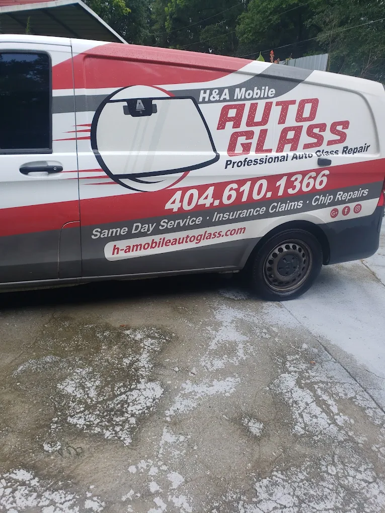 H&A mobile Auto Glass Van