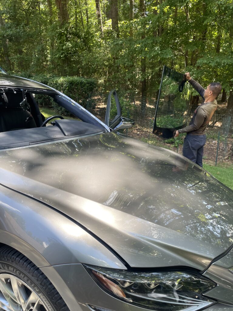 Windshield Repair Before