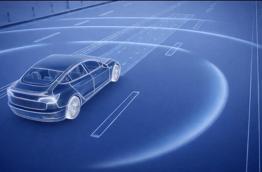 ADAS Calibration image of technology in use